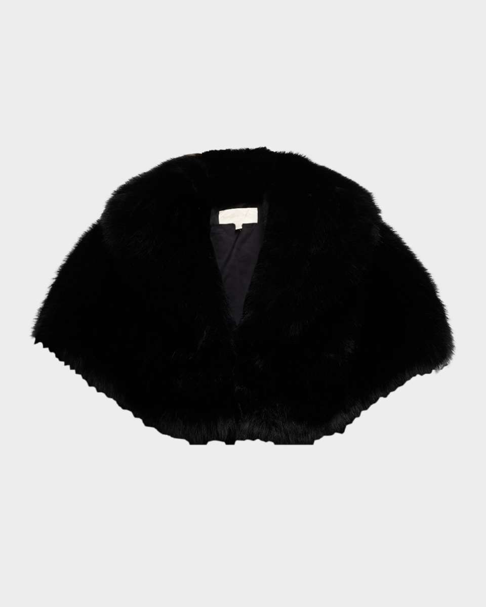 The Adrienne Faux Fur Capelet